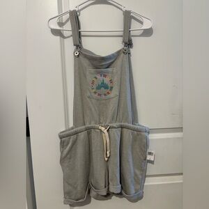 Disney NWT knit overalls Gray M